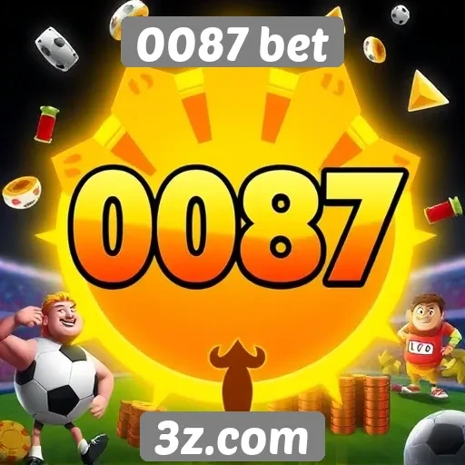 Variedade de jogos disponíveis na plataforma 0087 bet